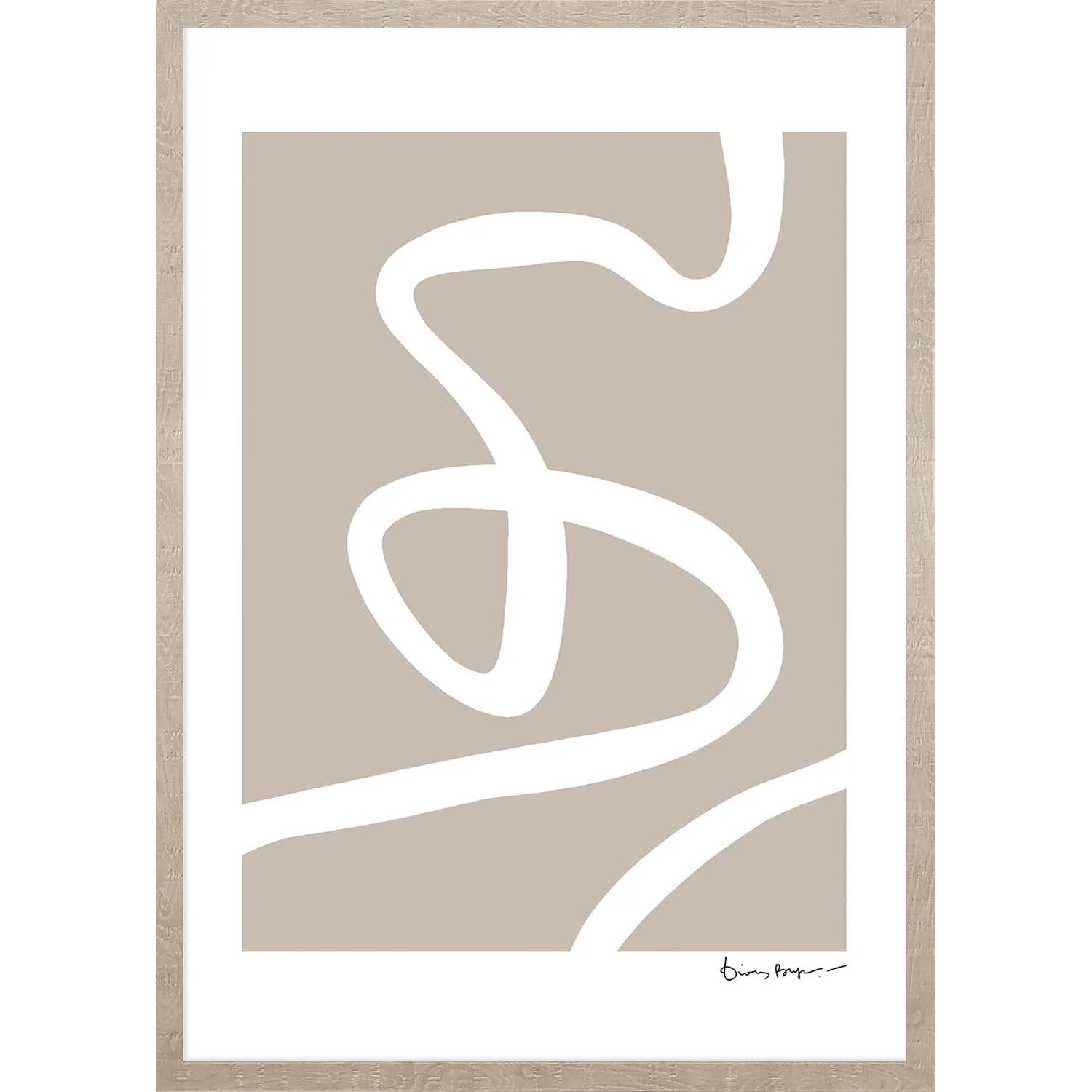 ARS LONGA Obraz IRREGULAR LINE no.1 53 x 73 cm