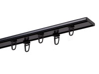 Mardom Szyna aluminiowa SLIM 2-torowa 200 cm czarna Mardom Szyna aluminiowa SLIM 2-torowa 200 cm czarna