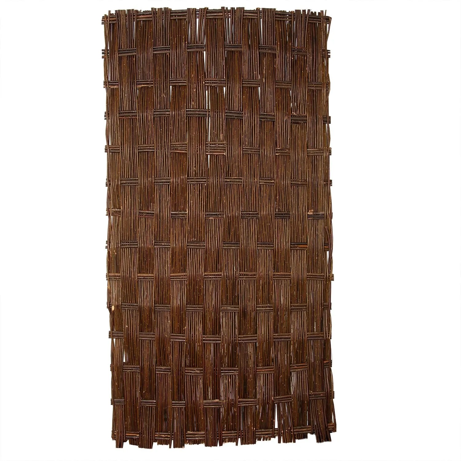 Osłona wiklinowa pleciona brąz - 180 x 90 x 2,5 cm