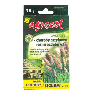 Agrecol Signum 33 WG: Środek na choroby grzybowe roślin ozdobnych, 15g.