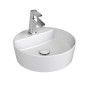 Ravak Umywalka UNI 400 F ceramiczna nablatowa 40x40