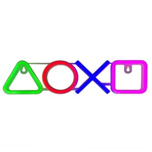 Goldlux Neon LED GAME USB-A 3W zasilany bateriami 3xAA
