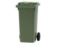 Pojemnik zielony na odpady szklane - 120 l