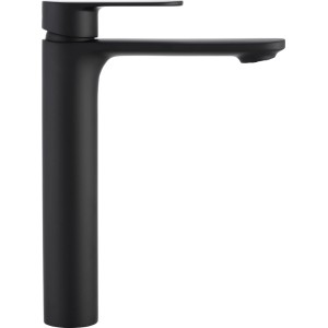 Czarna bateria umywalkowa