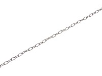 LUX-TOOLS Łańcuch dekoracyjny czarny 2mm 2m