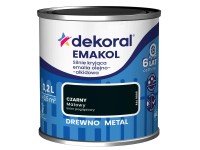 Dekoral Emalia Emakol Strong czarny matowy 200 ml