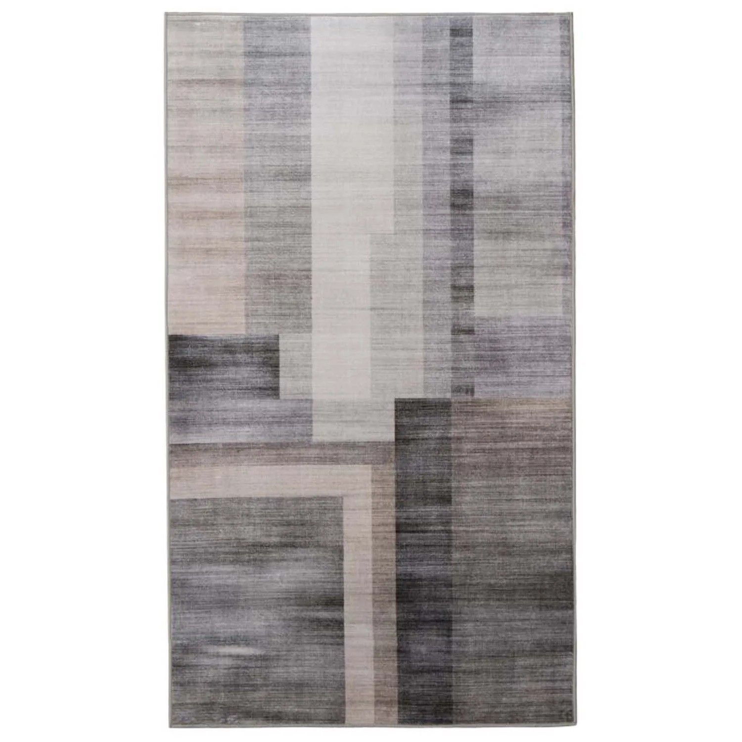 Splendid Dywan drukowany HEIDI mikrofibra 80 x 140 cm szaro-beżowy