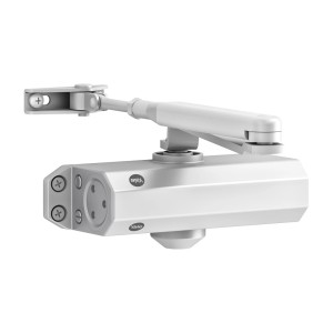 Biały samozamykacz Yale, część kategorii Rygle i zasuwy.