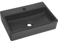 baliv Umywalka W WBA-7160 nablatowa ceramiczna czarna
