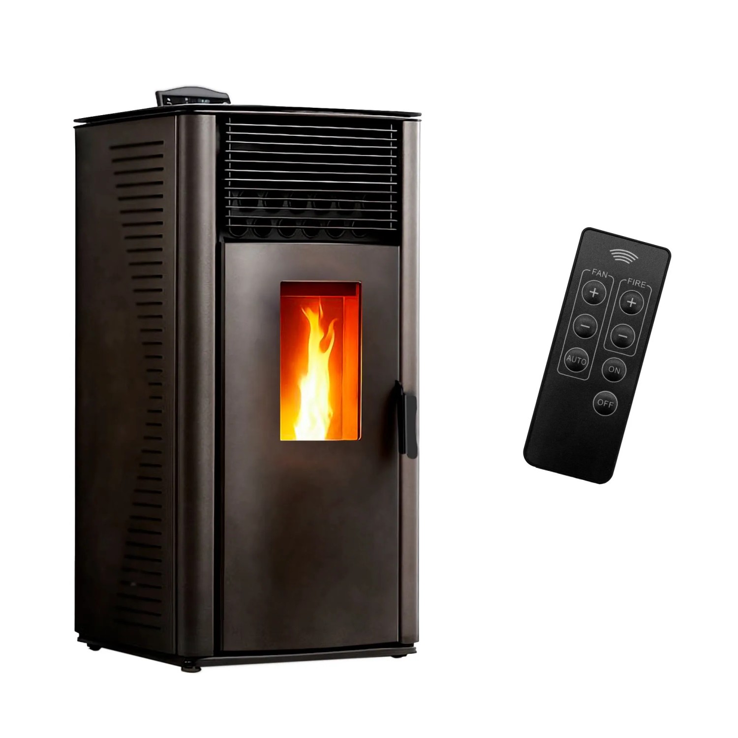 Sannover Piec na Pellet Anita 12 kW Bordeaux