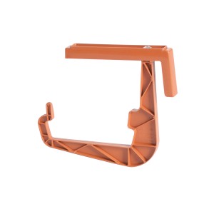 Uchwyt do skrzynki balkonowej t.b.t., pomarańczowy.