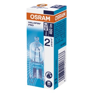 Żarówka halogenowa wysokiego napięcia Osram Halopin Pro, 40W, trzonek G9