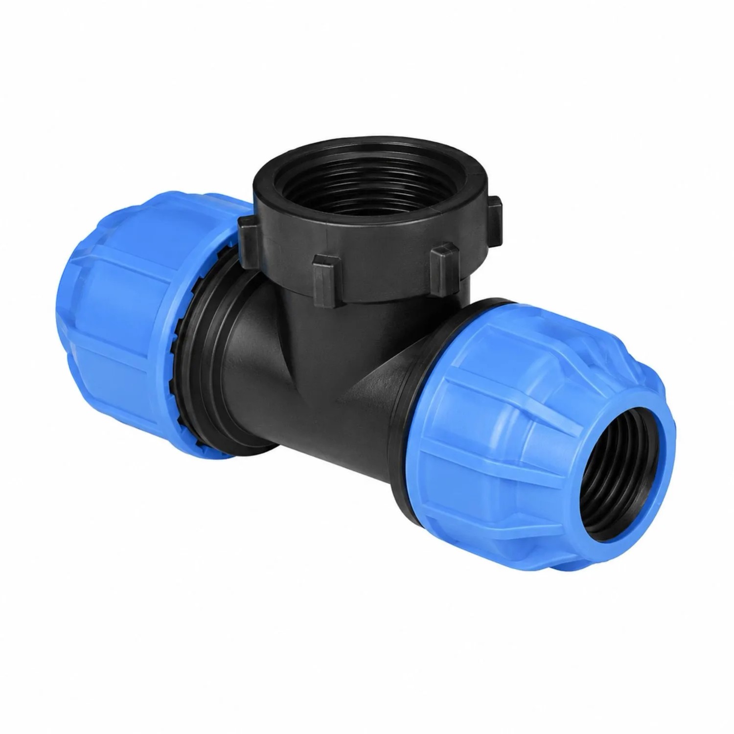 Fluvius Trójnik skręcany PE 25x1/2 GW
