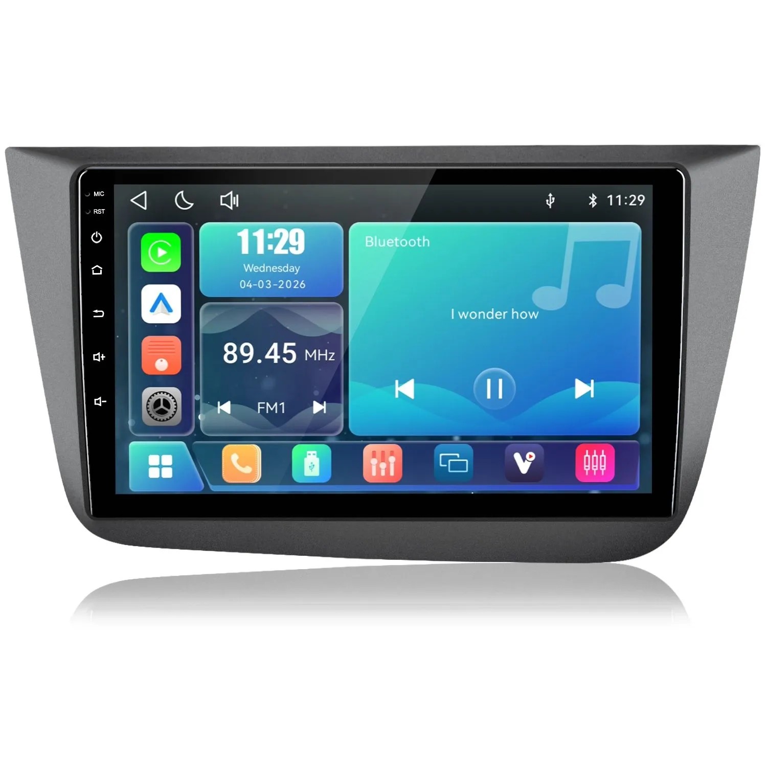 Junsun Radio Samochodowe Do Seat Altea Xl 2004-2015 Toledo 2004-2009 Linux