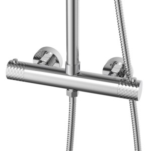 Granitan Kolumna prysznicowa z termostatem Glami chrom