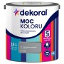 Dekoral farba do ścian, srebrno-szara, 2,5L. Lateksowa farba do wnętrz, matowa.