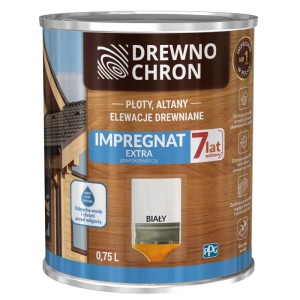 Drewnochron Impregnat Extra powłokotwórczy biały - 0,75L