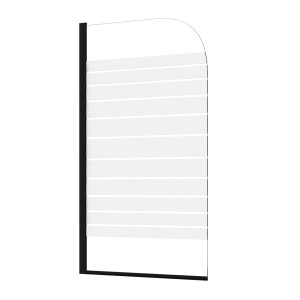 t.b.t. nawannowy parawan z czarną ramą i poziomymi paskami.