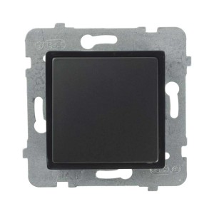 Czarny włącznik t.b.t. do świateł i urządzeń. Kategoria: Wyłączniki i przyciski.