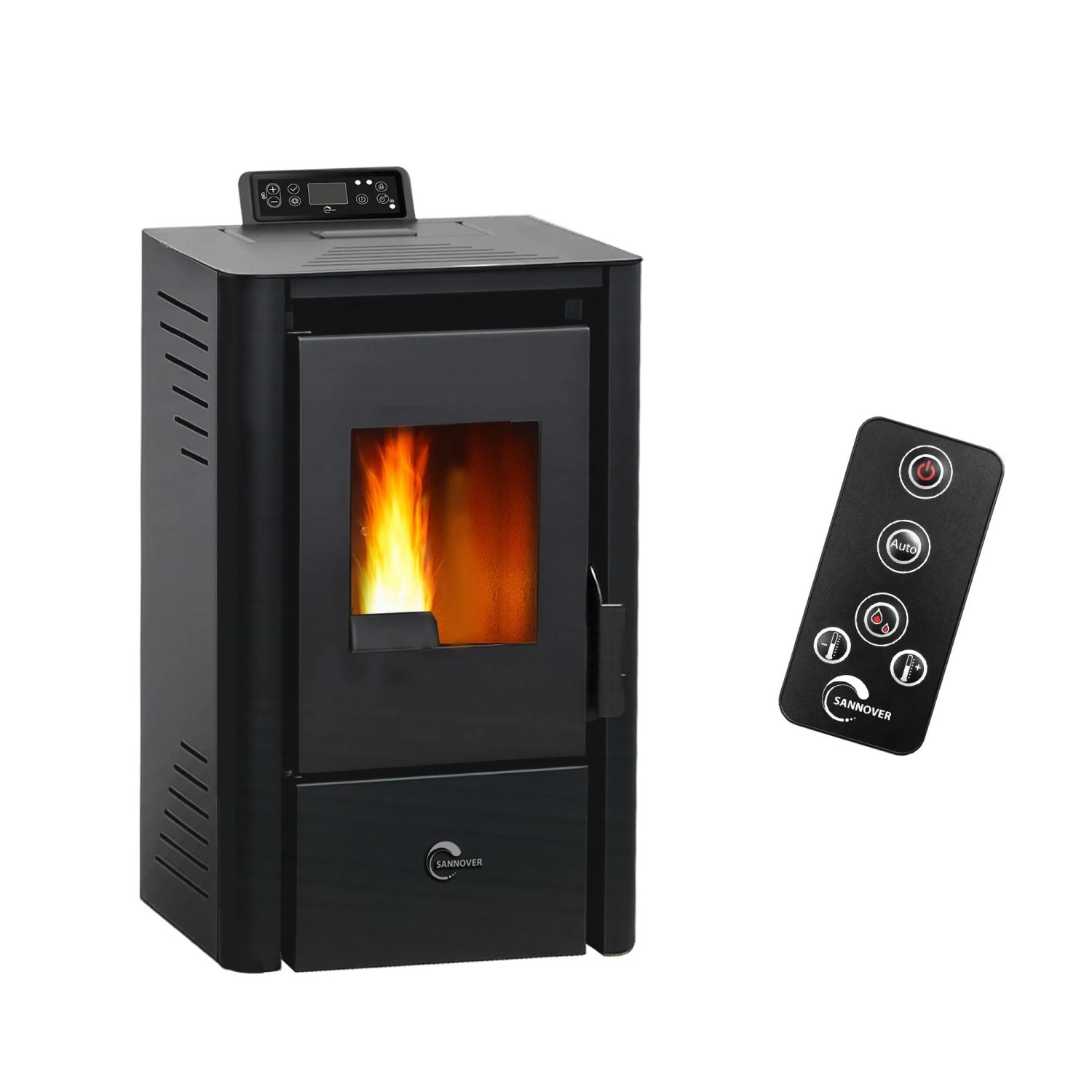 Sannover Piec na Pellet Anita 9,4 kW Biały