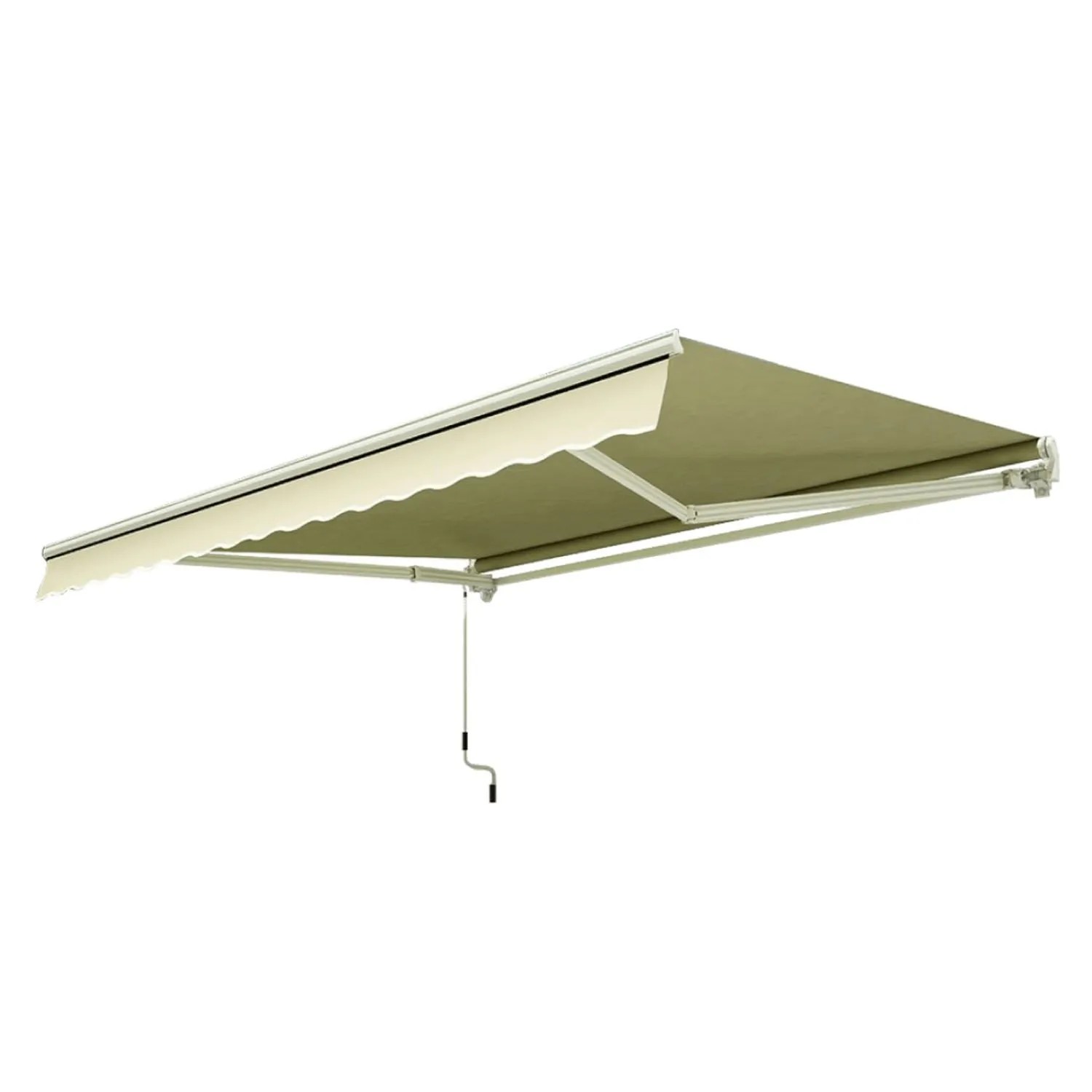 GUTROOF Markiza ręczna Classic Beige beżowa - 4,0 x 3,0 m