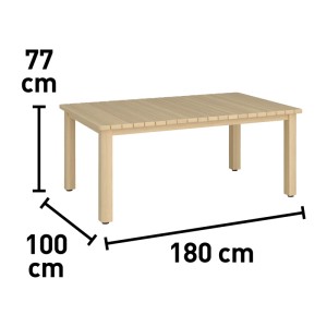 Stół ogrodowy CANSTON akacja