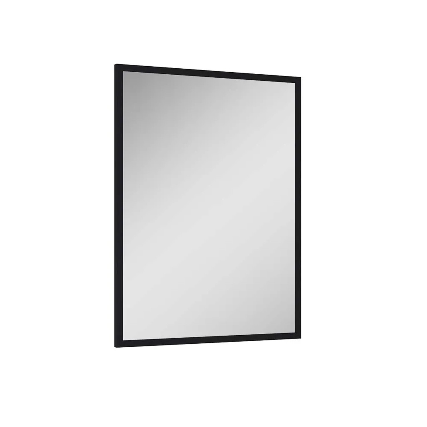Lustro rama czarna - 80 x 60 x 2 cm