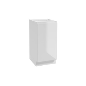 Biała szafka dolna z zestawu mebli kuchennych t.b.t.