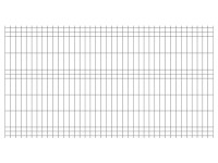 Jarmex Panel ogrodzeniowy 250,5 x 132 cm drut 3,8 mm oczko 6 x 20 cm antracyt
