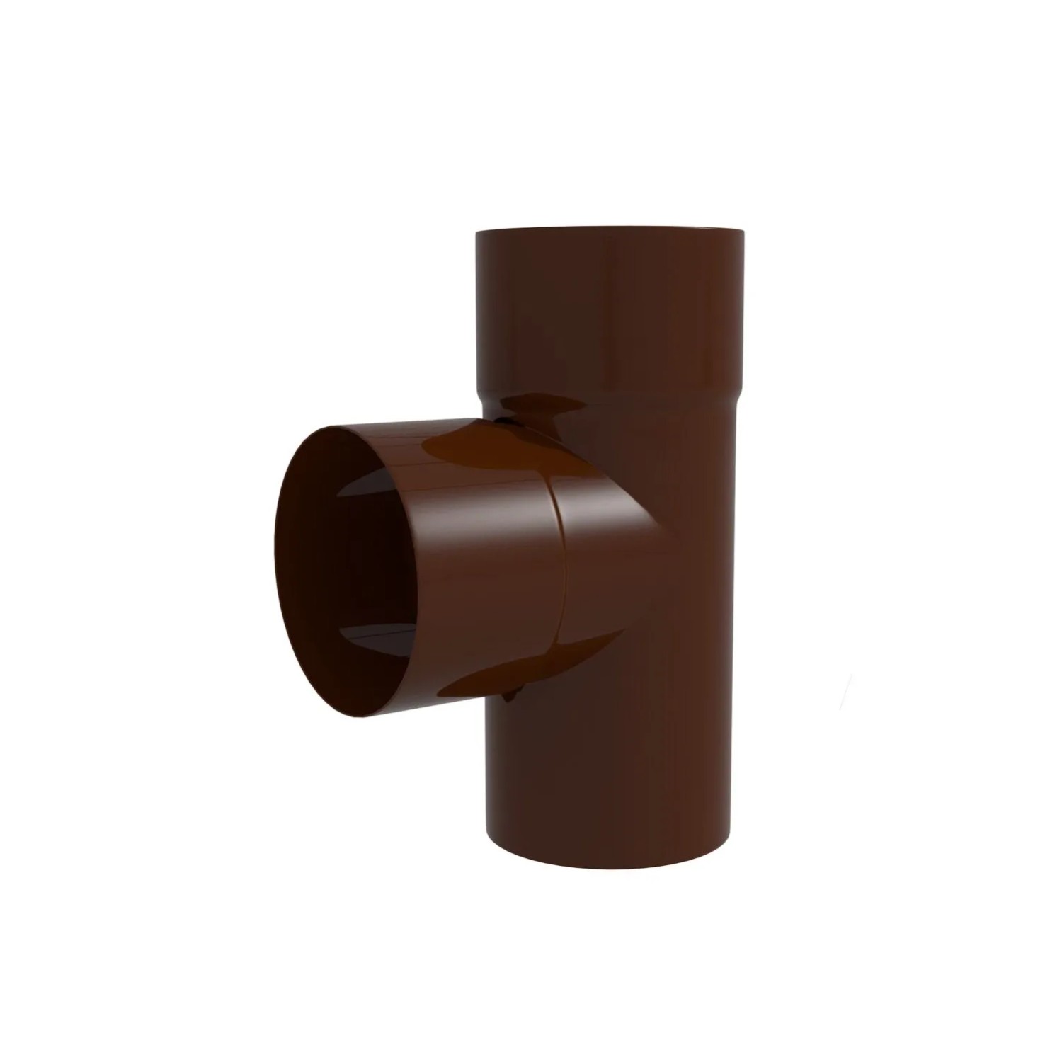 Scala Trójnik PVC brąz fi80 87"