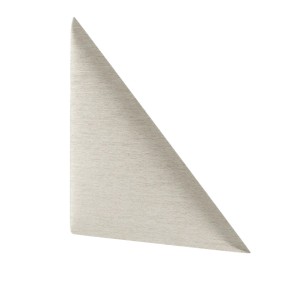 Panel ścienny t.b.t. w kształcie trójkąta, beżowy.