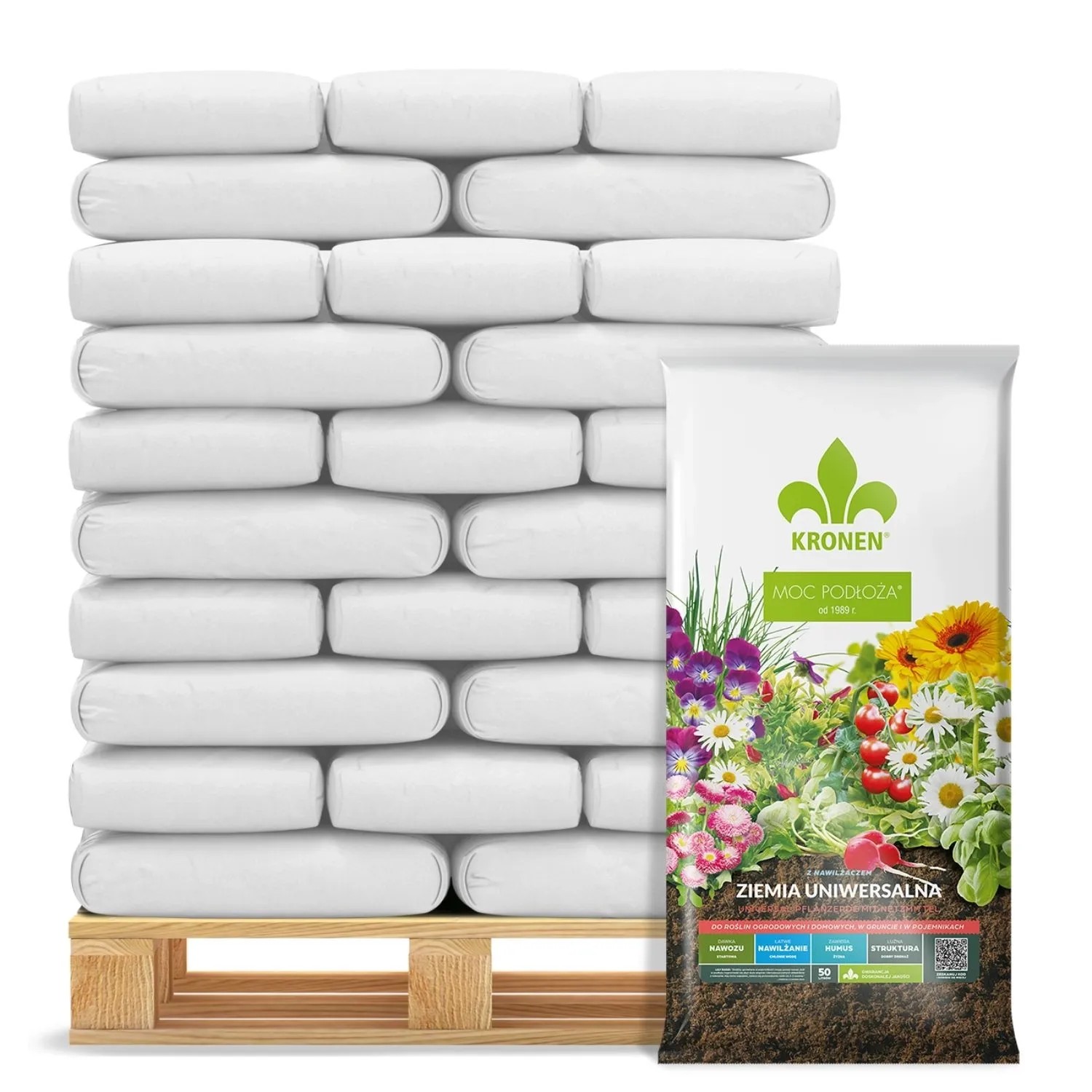 Kronen Podłoże z nawliżaczem - 51 x 50 l