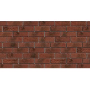 Czerwone płytki klinkierowe t.b.t. imitujące cegłę do wewnątrz i na zewnątrz.