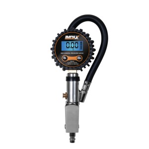 Cyfrowy inflator do opon t.b.t. do kompresorów. Precyzyjny pomiar ciśnienia w oponach.