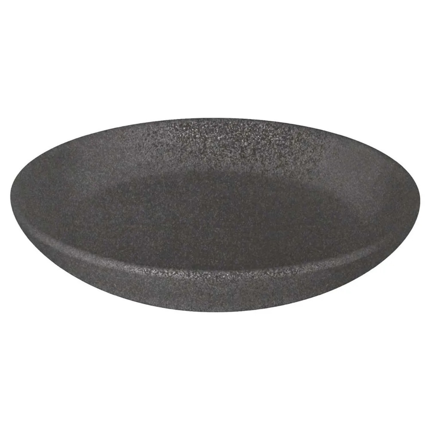 Ceramik Podstawka pod doniczkę ceramiczna kamienna szara śr. 25 cm