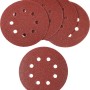 LUX Tarcze szlifierskie Ø 125mm, ziarnistość 40, perforowane, do szlifierek mimośrodowych, 5 sztuk