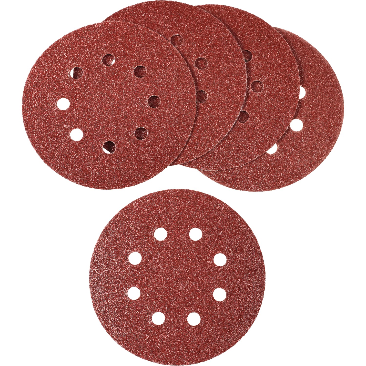 LUX Tarcze szlifierskie Ø 125mm, ziarnistość 40, perforowane, do szlifierek mimośrodowych, 5 sztuk