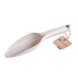 t.b.t. Beżowa kielnia ogrodowa, małe narzędzie ogrodnicze do sadzenia.