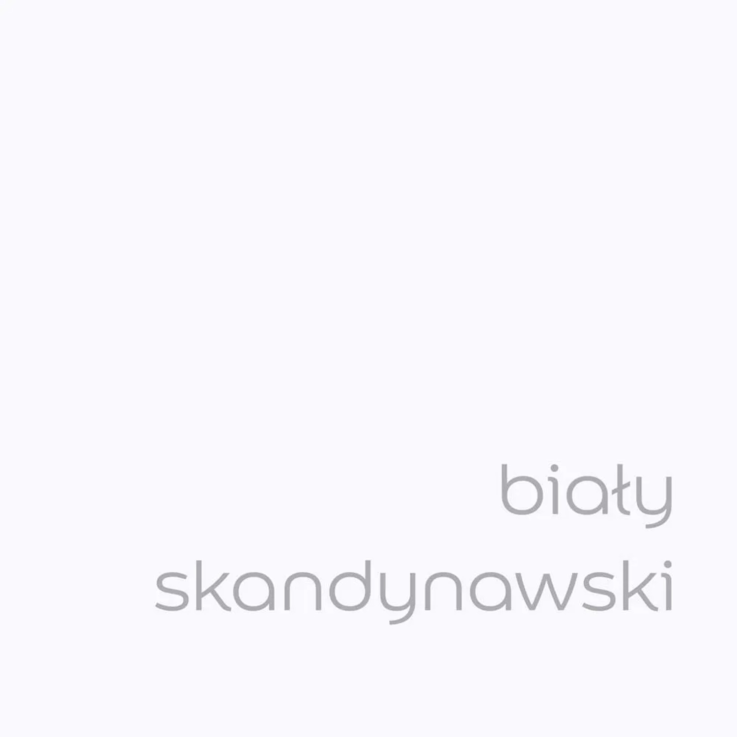 Próbka koloru farby do ścian t.b.t. w kolorze białym skandynawskim.