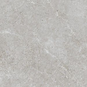 Szara płytka podłogowa o lekko teksturowanej powierzchni.