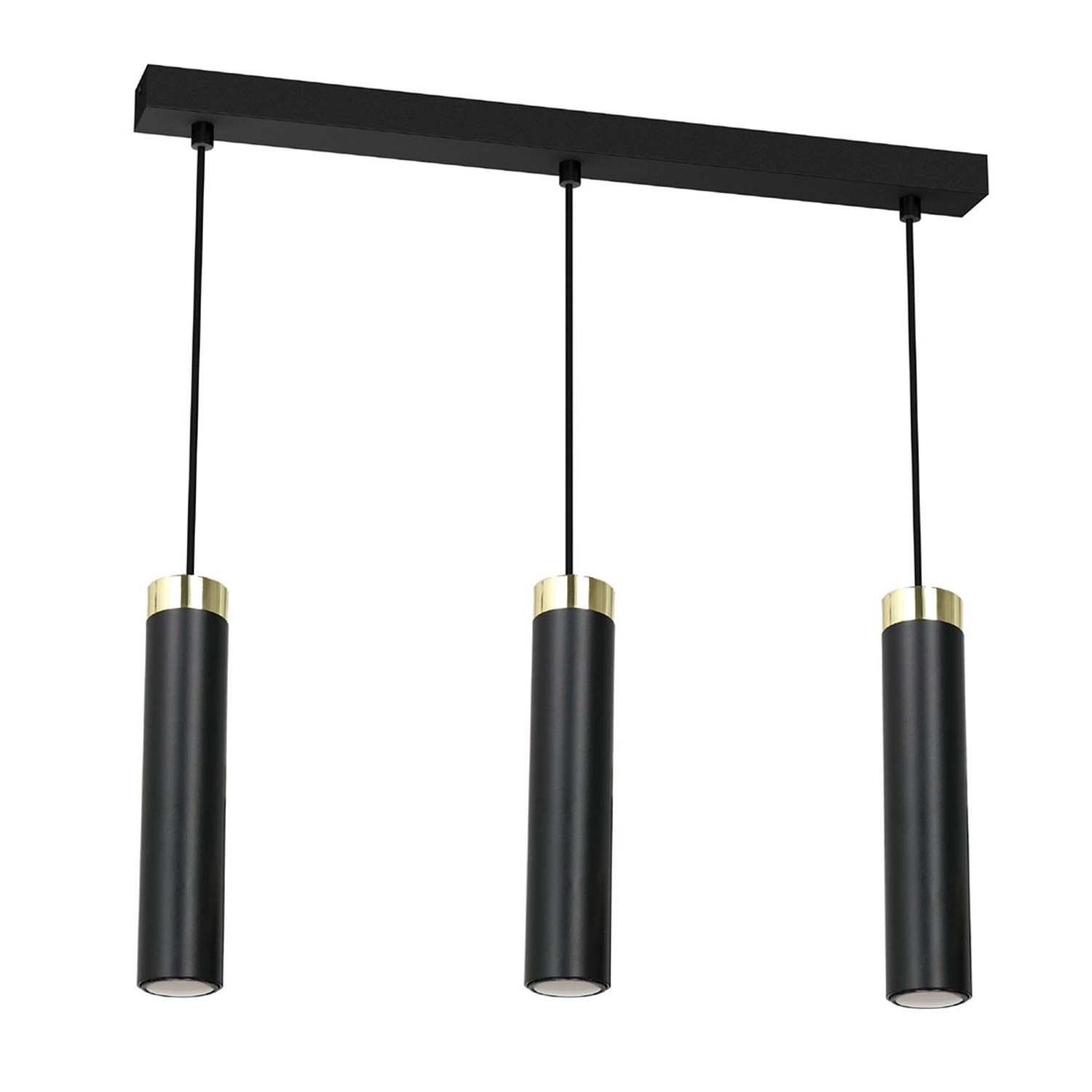 MiLAGRO Lampa JOKER czarno-złota 3xGU10