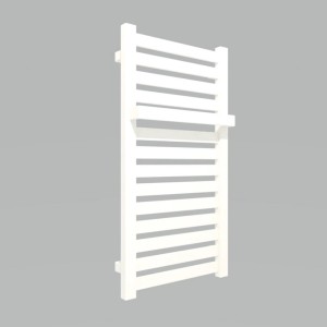 Biały grzejnik łazienkowy t.b.t.