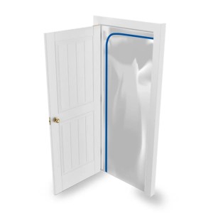 t.b.t. Folia ochronna na drzwi zabezpieczająca przed pryskaniem farbą podczas malowania.