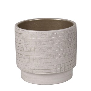 Osłonka Sintra białe złoto - 24 cm