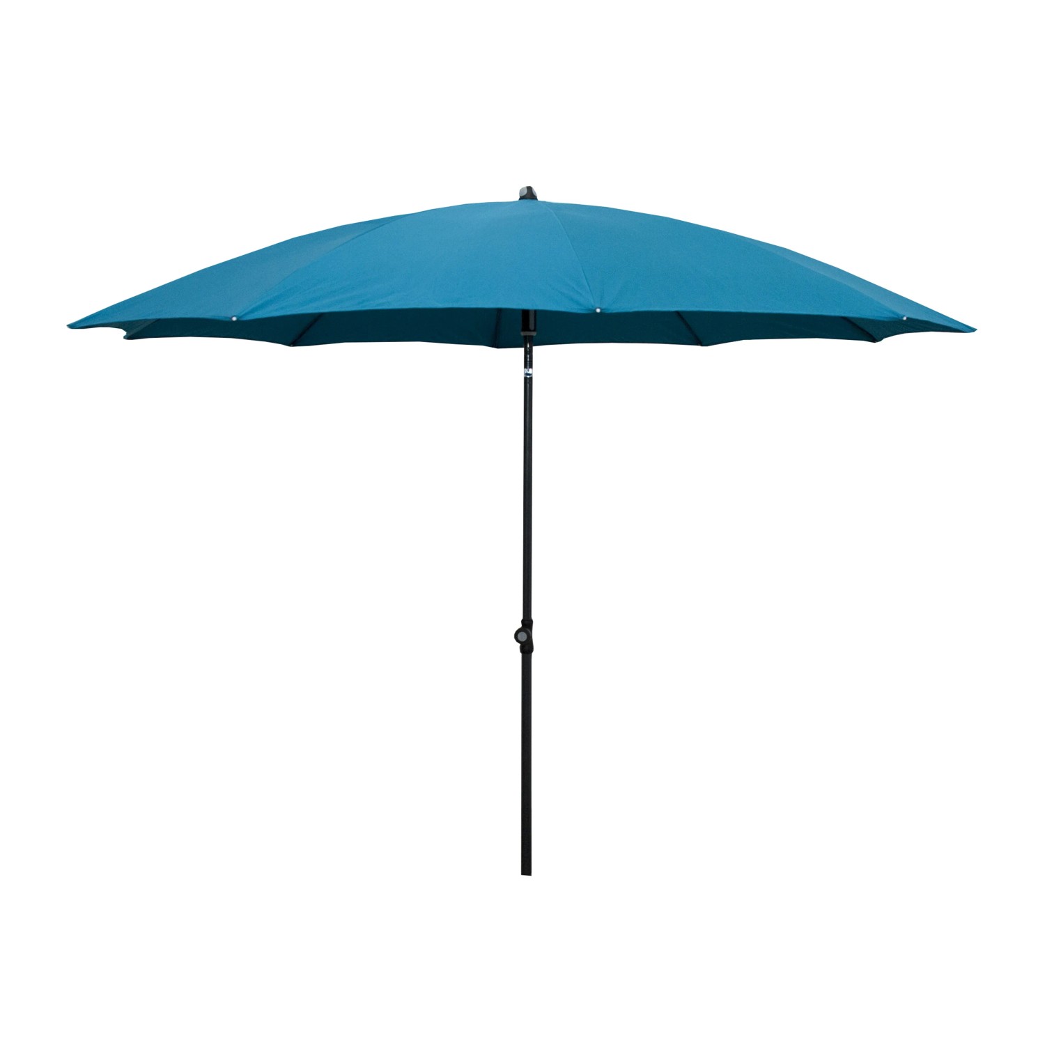 Parasol ogrodowy NASSAU niebieski - śr. 250 cm