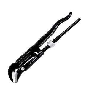 LUX Szczypce do rur kątowe 245 mm Comfort, regulowane szczypce do rur hydraulicznych.