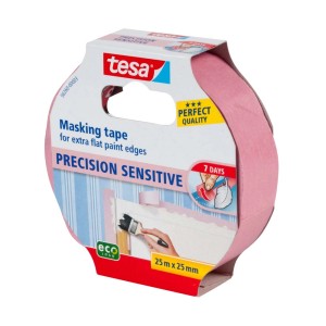 Tesa Professional Sensitive taśma malarska, 25 mm x 25 m, do delikatnych powierzchni.