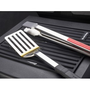 Szczypce i łopatka do grilla, akcesoria do grillowania