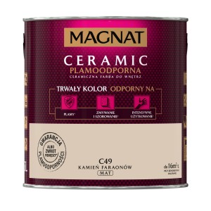 Puszka farby ceramicznej do ścian Magnat, odcień C49 Kamień Faraonów (Mat).