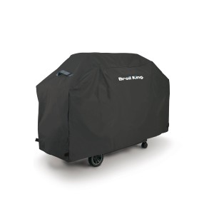 Czarny pokrowiec ochronny Broil King na grill Porta Chef Pro, wodoodporny.
